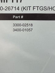 AMAT 0240-26714 KIT FTGS/HOSE PER CRYO H20 SUPPLY/RETURN 3300-02518, 3400-01057