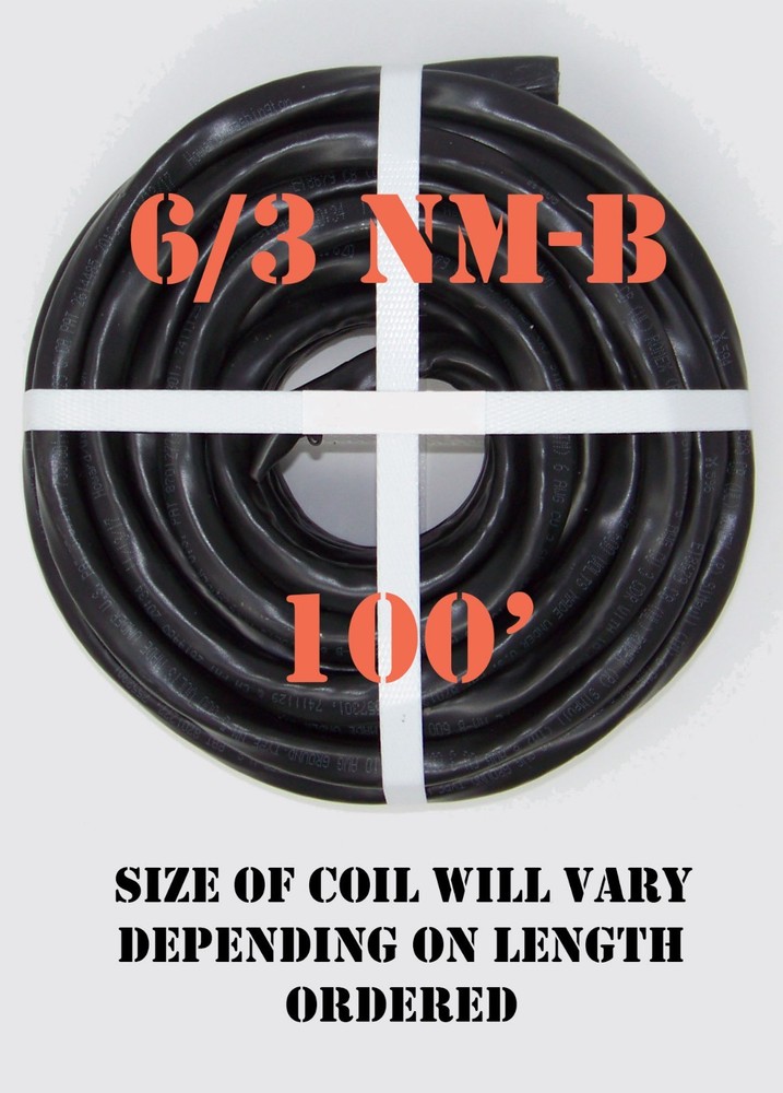 6/3 NM-B x 100′ Southwire “Romex®” Electrical Cable