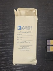 LOT OF 4 ANALOG DEVICES AD563KD/BIN D/A CONVERTERS 24-PIN **NOS**