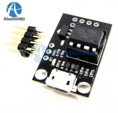 Development Programmer Board Micro USB for ATtiny + DIP-8 Tiny85-20PU CHIP IC