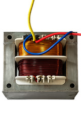 Heavy Duty Power Transformer Copper Coil 120V Input Multi-Tap Output Tested Good