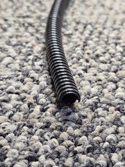 PANDUIT CLT25F-C20 SLIT WALL 1/4″ CORRUGATED TUBING 100′ Ft BLACK WIRE LOOM
