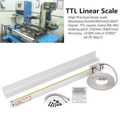 Precision 1μm Linear Scale DRO 2/3 Axis Digital Readout Glass Encoder Lathe Mill