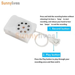 1-10PCS 35S Voice Recorder Box Sound Module Plush Toy Voice Message Recorder Box