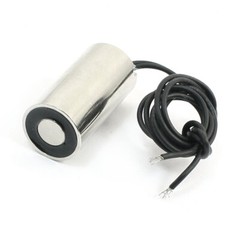 5Kg Force 16mm OD Electric Lifting Magnet Electromagnet Solenoid Lift Holding