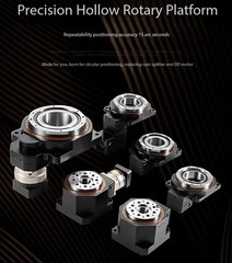 Hollow Rotary Platform 60/85/130/200/280 Electric Indexing Table Servo Gearmotor