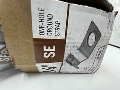 (QTY 500) Halex 1/4 Inch Midget One-Hole Strap 26214 , Steel Material