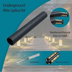 Underground Wire Splice Kit – 2 Sets for Romex 14/3 to 8/3, Waterproof Connector