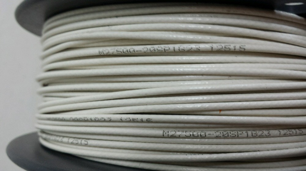 ( 506 FT ) M27500-20SP1G23 20Awg White Shielded Cable Wire 2/C 19S/32Awg 600V