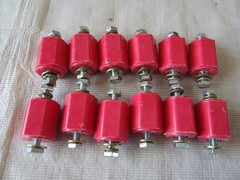 MBI ELECTRICAL PANEL STAND OFF INSULATOR ASSEMBLY LOT OF 12