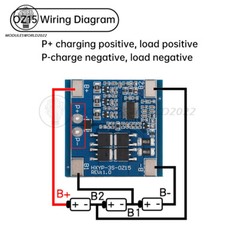 3S 12V 15/20/25/30A 18650 Lithium Battery Protection Board 11.1V 12.6V Balanced