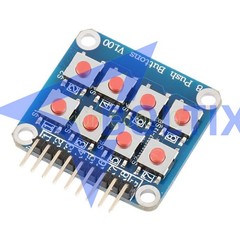 Matrix 8 Keypad Keyboard Board Module 8 Button Tactile Switch for Arduino NEW