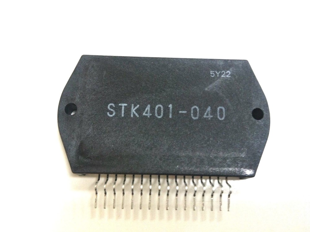 STK401-040 AF Power Amp (25W+25W) + Heat Sink Compound Original SANYO LOT OF 2