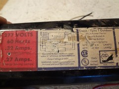 Advance Mark III Energy Saver Ballast V-2S40-1-TP 277v 60Hz 40W- USED