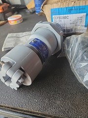 New Cooper Crouse Hinds CCP3034BC 4 Pole 3 Wire 30 Amp Powermate Plug #40