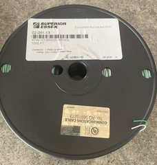 SUPERIOR ESSEX 02-051-13 CROSS-CONNECT WIRE, 1000ft Green/White – Qty 6 spools