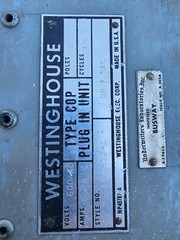 Westinghouse 1470622-A Fusible Cover Op Bus Plug, 600V, 30A 3P 7.5HP Free Ship