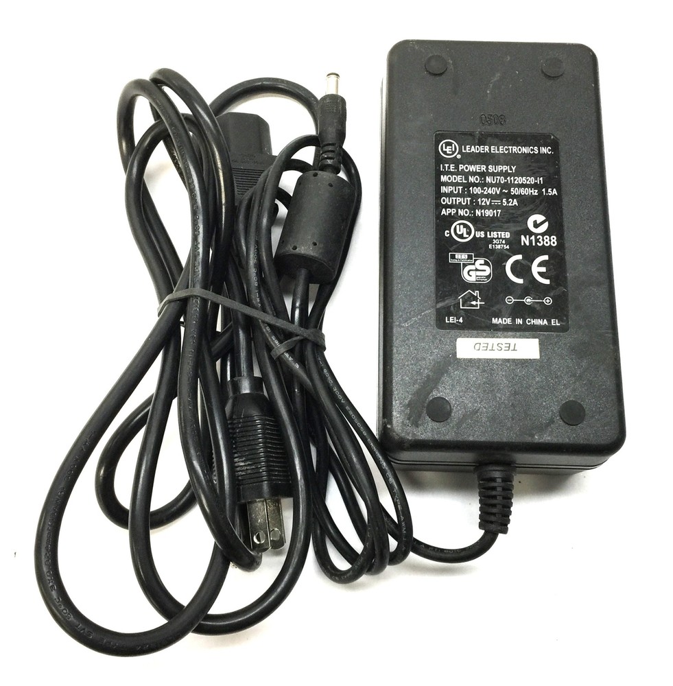 Leader Electronics I.T.E 100-240V ~50/60Hz 1.5A Power Supply NU70-1120520 USED