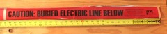 100′ of Detectable Direct Burial Marking Tape Warning Ribbon For Electric Wires
