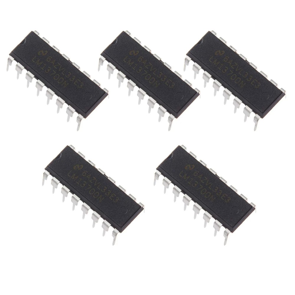 Bridgold 5pcs LM13700N Dual Operational Transconductance Amplifiers Linearizi