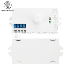 DC12-24V AC110-240V 5.8GHz Microwave Radar Sensor Body Motion HF Detector Switch