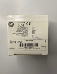 ONE (1) ALLEN BRADLEY Black Dual Tone Stack Light Alarm 855T-B10TA1 (NEW)