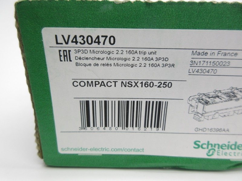 1PC NEW Schneider LV430470 Electric Trip Unit Micrologic Fast Shipping