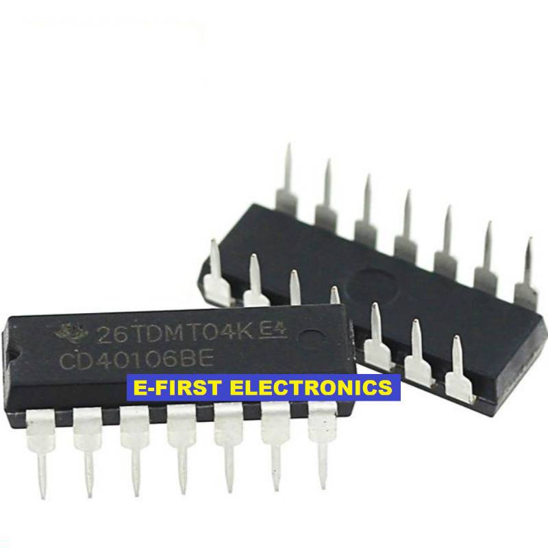 50pcs CD40106BD DIP-14 CD40106BE CMOS Schmitt Trigger DIP