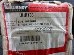 Burndy UHR133 HD Substation Copper Buss Support 6AWG 500kcmil 1/8″-1/2″ IPS