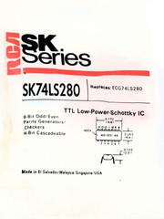 NTE74LS280 Original” NTE TTL IC 14P DIP AKA SK74LS280 1 pc