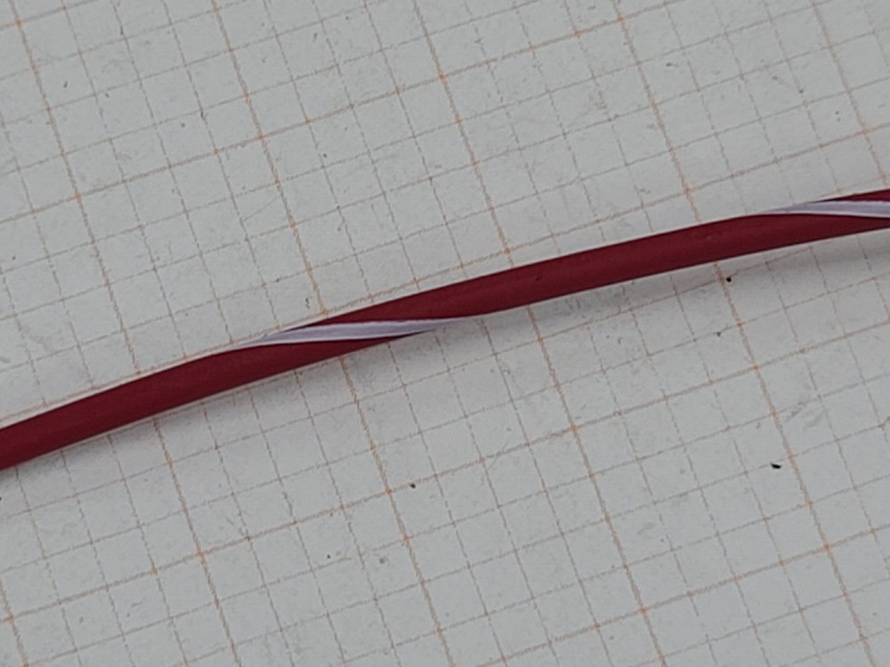 Southwire #16awg GXL SAE J1128 XLPE Automotive Wire 125C Red/White /100ft