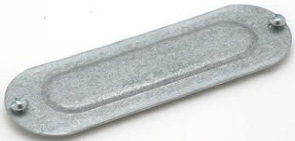 M & W Electric CC-125S, 1-1/4 to 1-1/2″, Steel, Conduit Body Cover, 1 pc