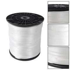 Mule Tape Flat Rope Polyester Pull Tape Gardening Commercial Electrical White