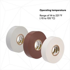 Scotch Electrical Tape Rainbow Pack: 3/4″ x 66 ft. (Rainbow Colors) 9 Rolls