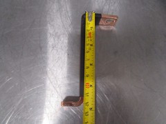 NEW Lot of 5 Copper Z SHAPED BUS BARS 5″ x 2″ x 1″ Black