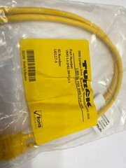 Turck VBRS 4.4-2PKG 3M-0.3/0.3 Molded Twin Junction Cable U0117-3