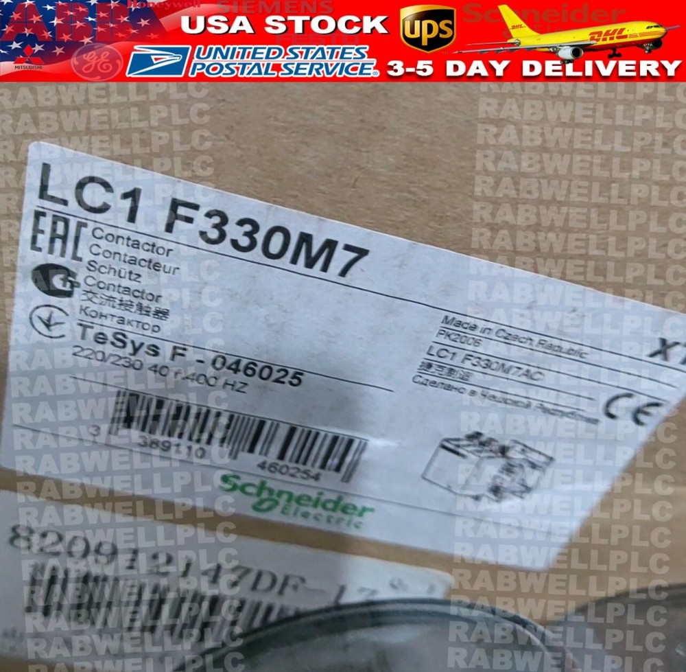one New snd Contactor LC1F330M7 330A 220V 50/60Hz Fast Ship