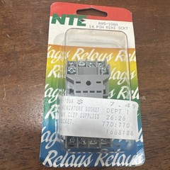 NTE Electronics R95-106A, 300 VAC 10 A, Surface Mount, Miniature Socket, 1pc