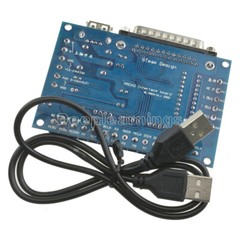 5 axis CNC Breakout Board with optical coupler for Stepper Motor Driver MACH3