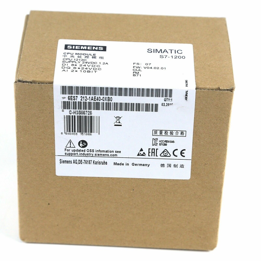 1PCS 6ES7212-1AE40-0XB0 6ES7 212-1AE40-0XB0 module Brand-new Fast Shipping