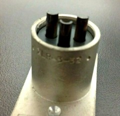 ITT CANNON Male Rectangular Receptacle, XLR332