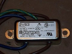 NEW PAIR CORCOM 2VB3 EMI FILTERS 2A @ 120/250 VAC P402