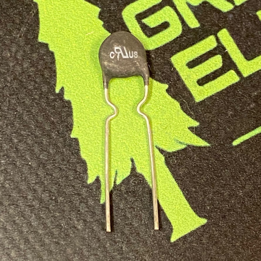 MF72-120D9 – GREEN BROOK ONLINE – NTC THERMISTOR ICL 120ohm, 20%, 800MA, 11MM