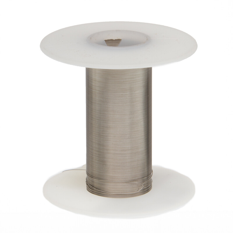 16 AWG Gauge Tinned Copper Wire Buss Wire 25′ Length 0.0508″ Silver