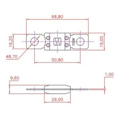 Heavy Duty Mega 60 to 500 Amp 12V 24V Fuse Holder Rated for Car Boat