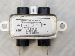 CORCOM – TE CONNECTIVITY – 6EH1 – RFI POWER LINE FILTER, 6A, 5UA