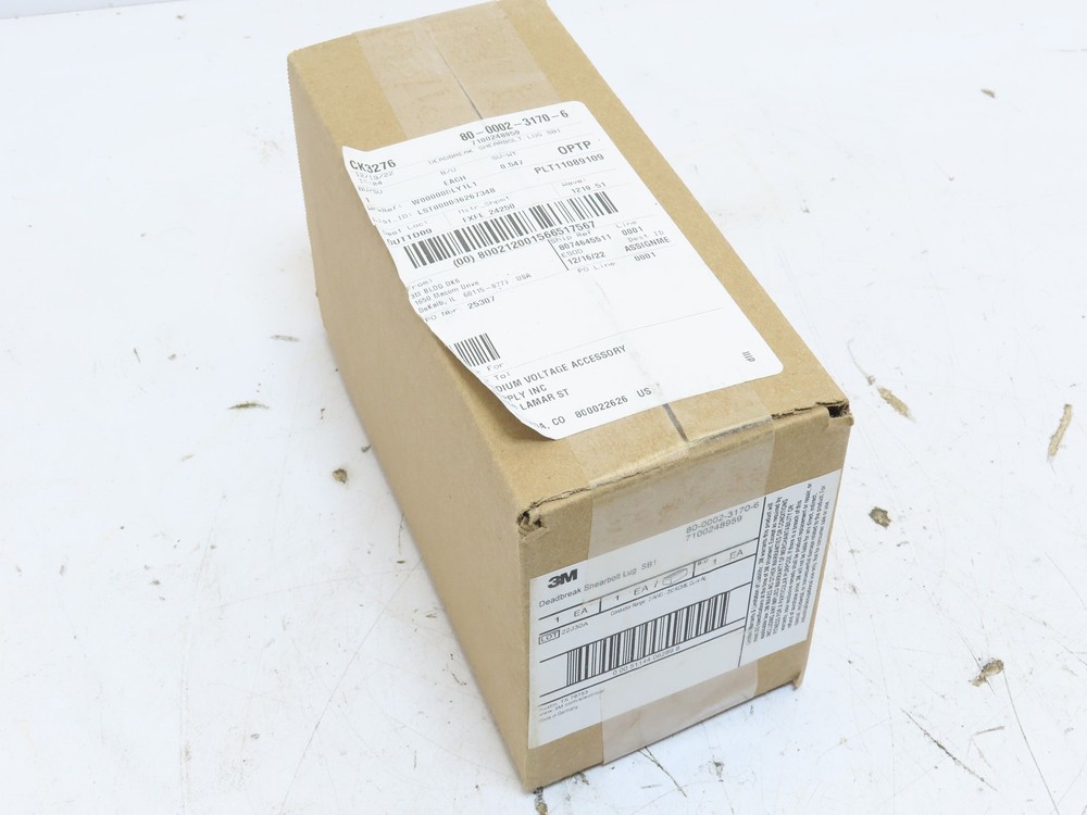 3M 7100248959 80610414866 DEADBREAK SHEARBOLT LUG SB1 2AWG-250KCMIL