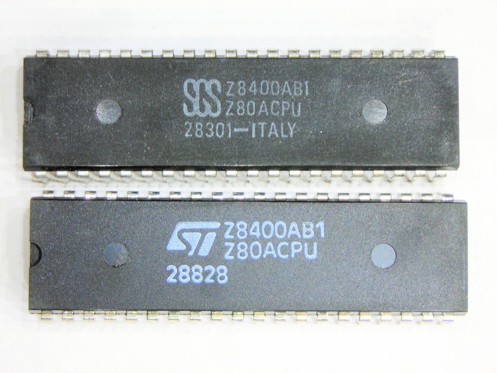 Z80ACPU “Original” ST 40P DIP CPU IC 2 pcs