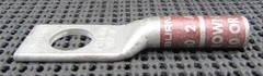 BURNDY YA2CN 1/2″ 2AWG 1-HOLE LONG-BARREL LUG – LOT OF 2 / NEW NO BOX