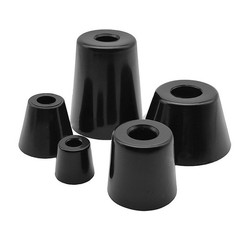 Black/White Round Rubber Feet Instrument Case Feet With Steel Washer Duty Foot